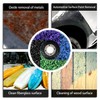 WelderElite 12 Pack 4 Kinds Paint Strip Discs 4"x5/8" Angle