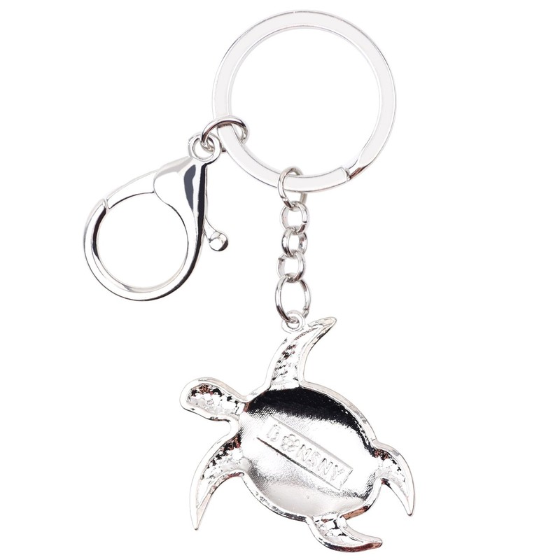 DUOWEI Cute Turtle Key Ring Tortoise Decorative Sea Turtle Gifts