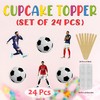 Seyal® Soccer Football Cupcake Topper