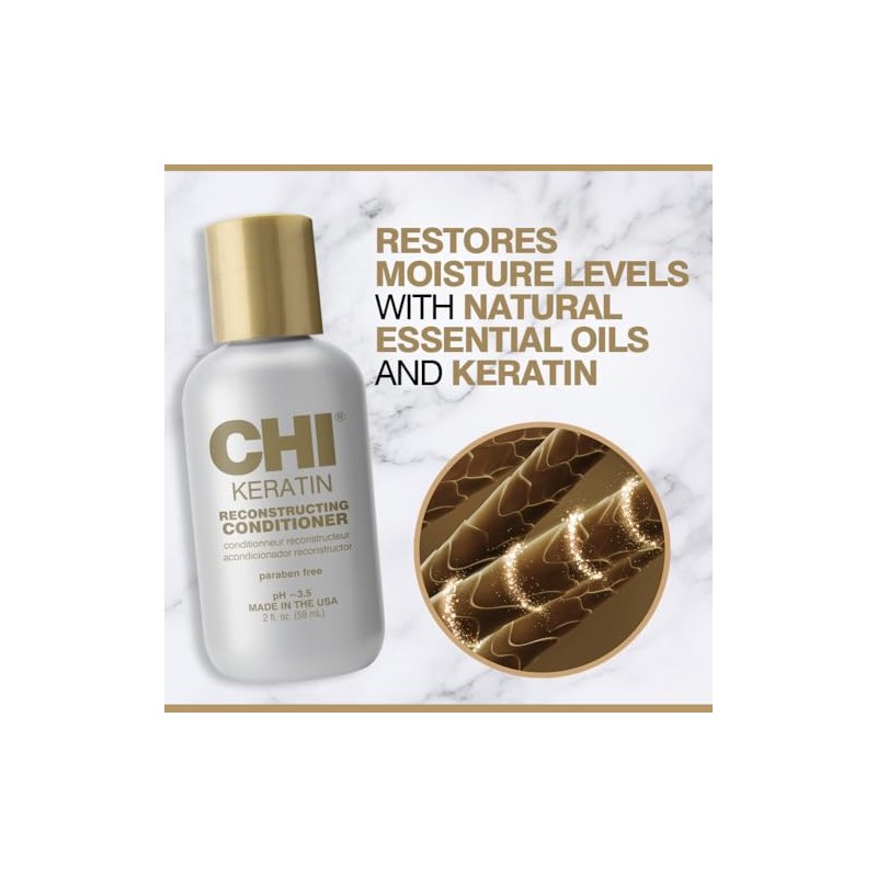 CHI Keratin Conditioner, 2 Fl Oz
