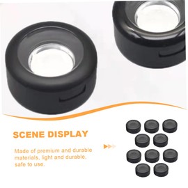 Baluue 10sets Capacity Empty Eyeshadow Boxes Pans Versatile Makeup Compact Cases for Blush Highlighter and Eyeshadow Storage