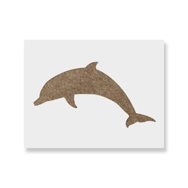 Dolphin Stencil - Reusable Stencils for Painting - Mylar Stencil for DIY Projects and Crafts