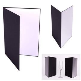 Lens-Aid 3-in-1 Folding Reflector for Photo Studio: Cardboard to Brighten, Contrast and Illuminate in White, Black, Silver
