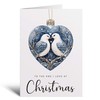 Postcard Prints - Christmas Card For Loved One Turtle Dove