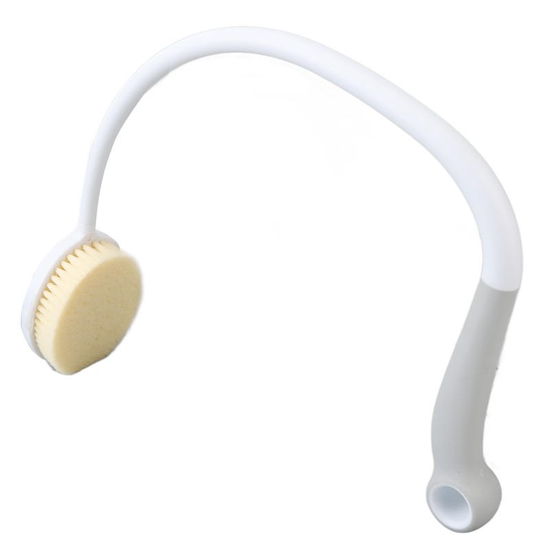 Curved Back Scrubber U Shaped Bendable Back Bath Brush with