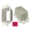 iMBAPrice IMBA-BE1 (UL Listed) 1-Gang Non-Metallic Electrical Power Outlet Box