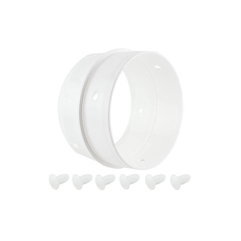 SPARES2GO Dual Vent Hose Connection Ring Kit for Logik Tumble