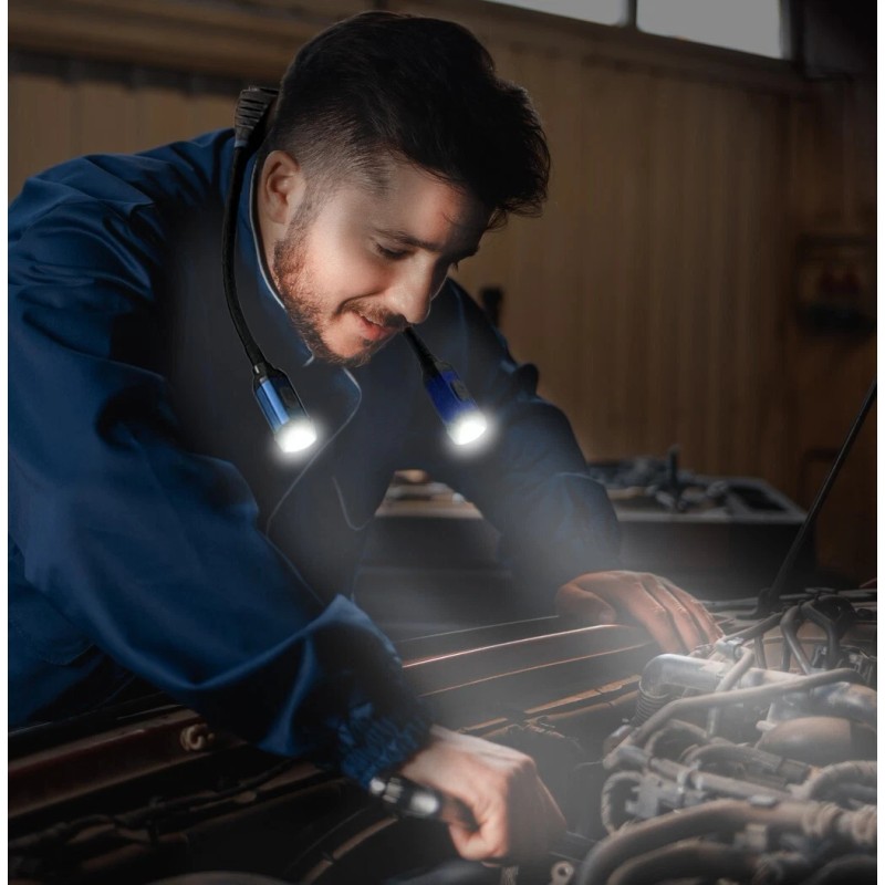 NextLED Around the Neck Rechargeable Flash/Work Light w/Magnetic Mounting Base