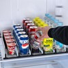 Soda Can Dispenser, Self-Pushing Drink Organizer, Width Adjustable Fridge Organization,