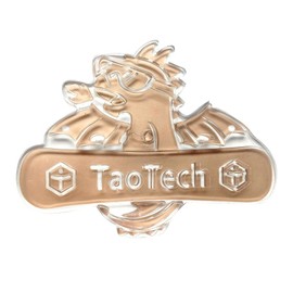 TaoTech Deck Pad Snowboard Anti-Slip Clear (Gold, Snowsaur)