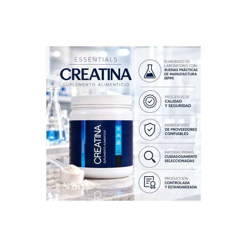 Nls Essentials Creatina Monohidratada Alta Pureza 450g