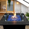 3/4 Inch Pacific Blue Fire Glass Beads for Fire Pit,