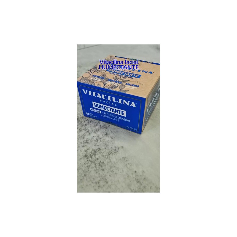 Vitacilina Crema Facial Humectante con Retinol, Uso Día y Noche,