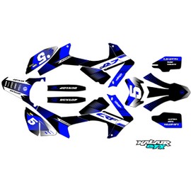 Kalair GFX Graphics Kit for Honda CRF 250L (2012-2016) Turbo Series Blue 16 Mil - Dirt pit bike motorcycle stickers, dirtbike racing automotive decal motocross accessories no-plastics
