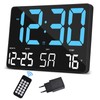 SZELAM Digital Clock Large Display, 11.5 Inch Digital Wall Clock