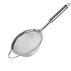 sourcing map Stainless Steel Fine Mesh Strainer Colander Flour Sifters