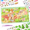 1 Sets Large 3D Sticker Scene 3D House Stickers with