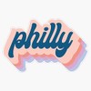 Philly Retro Colorful Bumper Sticker Window Vinyl Decal 5"
