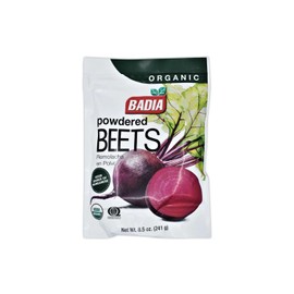 Badia Organic Powdered Beets, 8.5 oz – Pure, Natural Beetroot Powder – Ideal for Smoothies, Baking, Juices, and Healthy Recipes