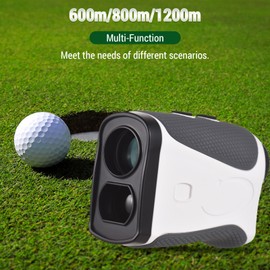 Golf Rangefinder With Slope Telescope 6x LCD 905nm Laser Type C Straight-line Horizontal Vrtical Distance Slope Compensation Flagpole Lock for Golf   Hunting Outdoor Construction 800/1000/1200m