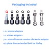 8mm/10mm Motorcycle Skull Rearview Mirrors For Harley Touring Road King