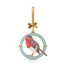 Tipperary Crystal Luxury Sparkle Christmas Hanging Decoration - Robin Birdy Design in Matching Gift Box Xmas Festive Décor - Christmas Tree Decoration - Perfect for Holiday Décor & Gifting