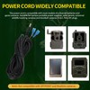 Trail Camera Battery Power Cable 15FT/4.6M DC External Power Cord