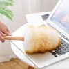 Lambswool Duster Soft Fluffy Wool Duster Feather Duster for Cleaning