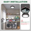 Akicon Bathroom Exhaust Fan with Light, 80 CFM 2 Sones