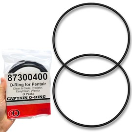 Captain O-Ring – Reemplazo 87300400 / 87300400Z O-Ring compatible con Pentair Clean & Clear, Predator, EasyClean y Warrior Cuerpo del tanque de filtro (paquete de 2)
