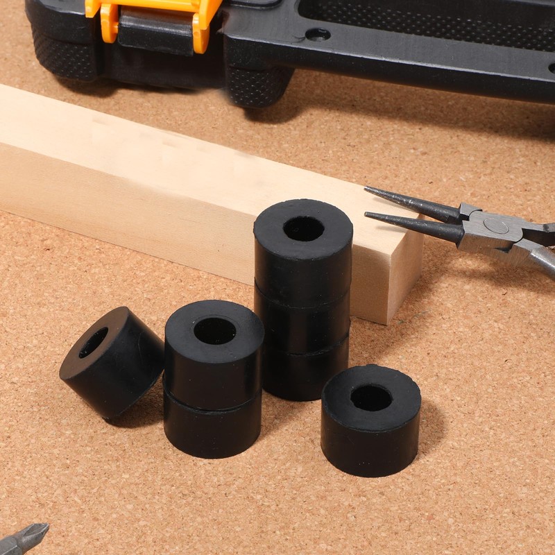 8 Pcs 1/2 Inch Rubber Spacer Rubber Washers for Bolts