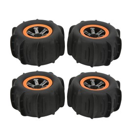 4pcs RC Beach Tires Multifunction Waterproof Rubber RC Car Wheel for 1/12 1/10 RC Cars