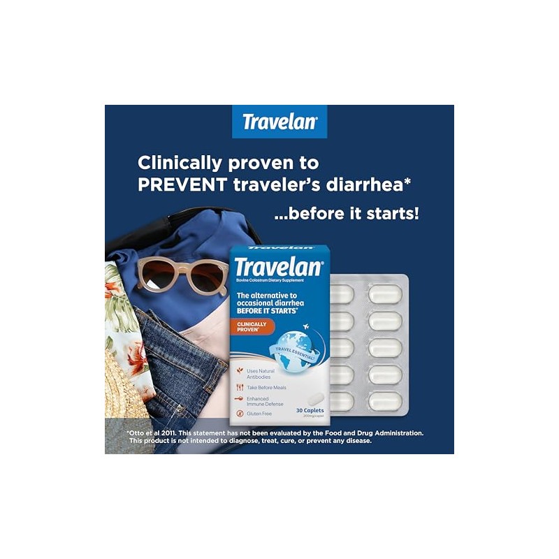 Travelan Anti Diarrhea Pills - Natural Digestive Support