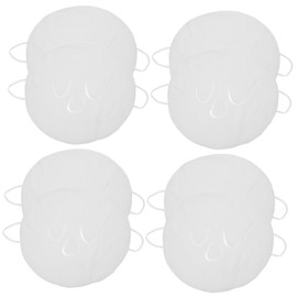 Healeved 8pcs Luxurious Fleece Face Mask Towel Hot Compress for Women Facial Beauty Towel