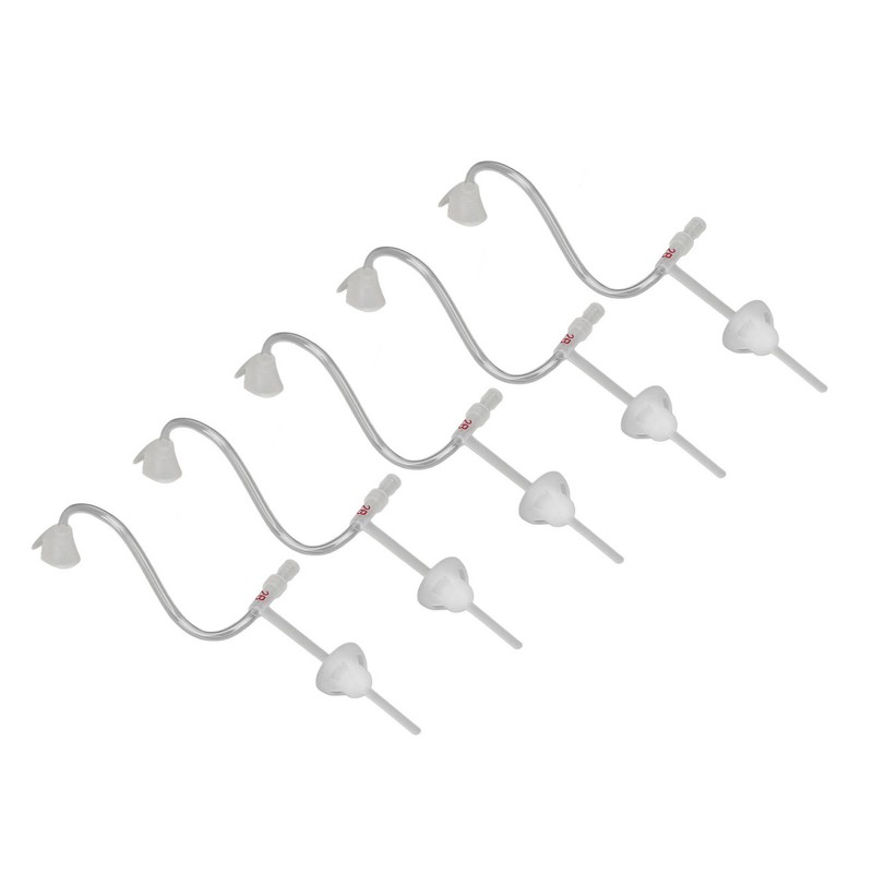 5pcs Sound Amplifier Tubes Single Layer Eartips Replacement Accessory Reduce