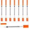 MKUCCD Syringes 30G 0.5ml/cc 5/16" (8mm) Dispensing Tools，Lab Syringes, Plastic