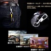 JADXSOP Car Key Holder, Carabiner, Double Ring, Keyring, Hook, One-Touch,