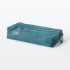 MUJI OHH40A4A 3D Mesh Case Dark Green L Approx. 8.3