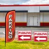 Parking Feather Flag Pole Kit Include 7 ft Banner Flag