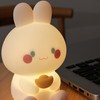 Rabbit Patting Light Silicone Lovely Adjustable Brightness Small Bunny Bed