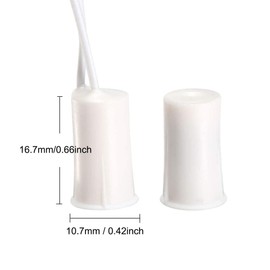 Magnetic Reed Switch MC-33 NC Recessed Wired Door Window Alarm, Magneti Door Switch, Contact Sensor, for Home Security and Burglar Alarm Magnetic Reed Switch,Sets of 3