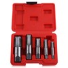 LEONTOOL Pipe Tap, NPT Pipe Tap Set, 5 Pieces, NPT
