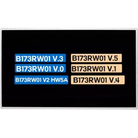 BTSELSS 17.3" Display Panel Compatible with B173RW01 V.3 / B173RW01 V.5 / B173RW01 V.0 / B173RW01 V.1 / B173RW01 V2 HW5A / B173RW01 V.4 HD+ 1600 * 900 40 pins LCD Non-Touch Screen Replacement