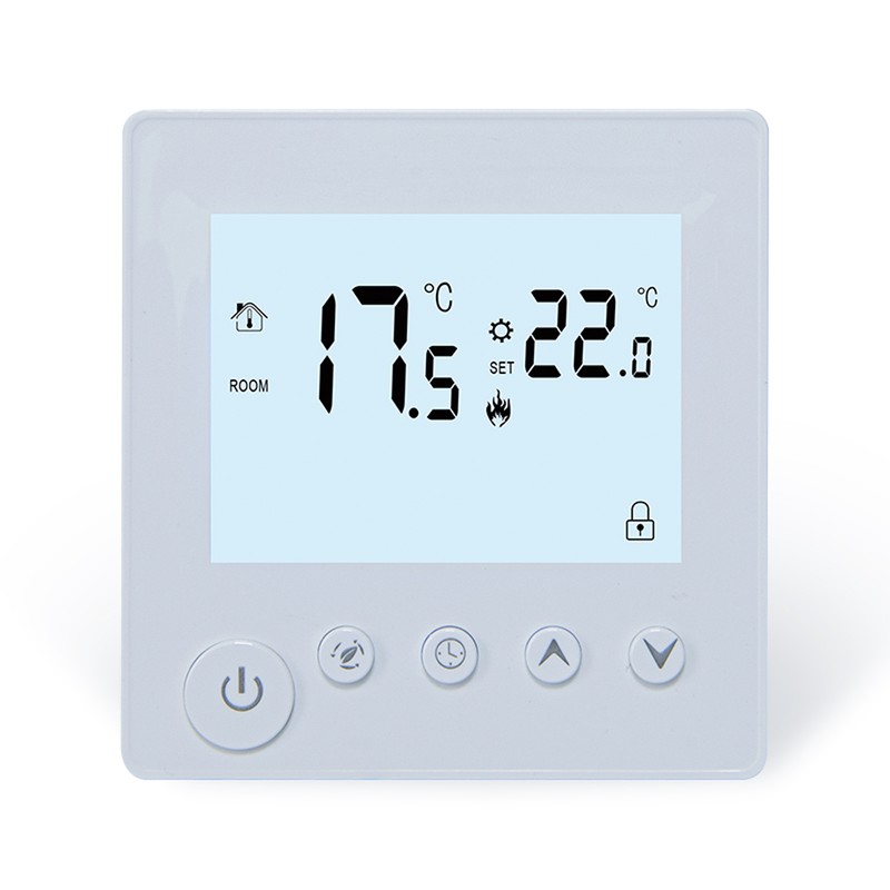 Temperature Controller LCD Backlight Display Week Time Indoor Temperature Display