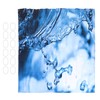 Shower Curtain Set Waterproof Hanging Bath Curtain with Rings Bathroom