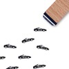 Police Car Rubber Stamp, 3/5 Inch Small Mini Stamp for