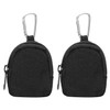 2 Pieces of Black Key Bag, Black Coin Wallet, Keychain