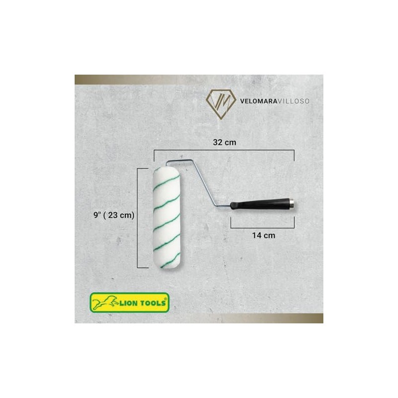 LION TOOLS - Rodillo Para Pintar Felpa 9 X 3/8