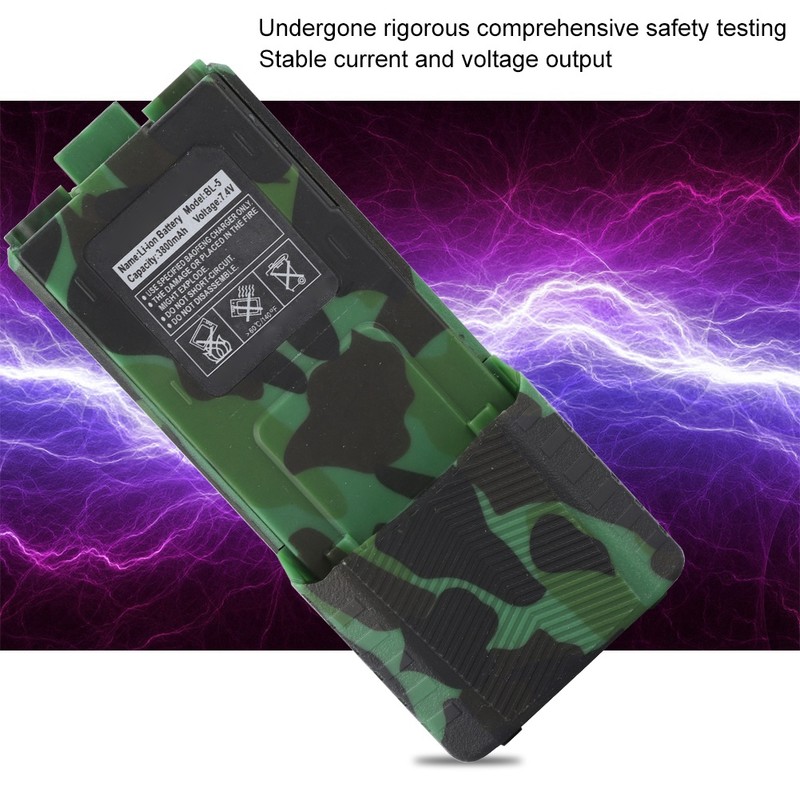 7.4V 3800mAh Li ion Battery For Baofeng UV 5R BL-5L