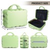 GigabitBest Portable Makeup Travel Case，PC+ABS hard shell cosmetic case,Women's portable
